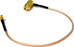 MaxLink MMCX-SF, pigtail 25cm RG316 MMCX - RSMA male 90 degree angle