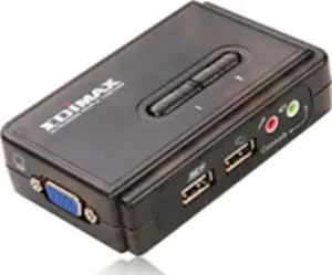 Edimax EK-UAK2 KVM USB switch audio 2port 2kab