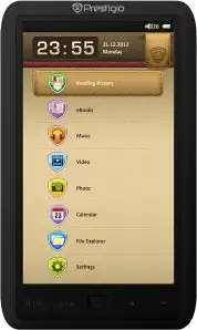 E-Book Reader PRESTIGIO PER3574B, 7'' color display, 4GB, USB, crno-sivi