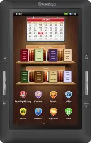 E-Book Reader PRESTIGIO PER3274BC, 7'' color display, 4GB, USB, crno-sivi