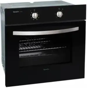 Quadro BO-S15GL, Pećnica, Ventilator, Infra Grill, staklena vrata+kontrolna ploča, Crna, B-klasa