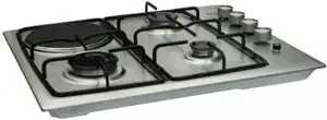 Quadro BH-31-06MT, Ploča 3plin+1struja, paljenje plina na tipku, Inox