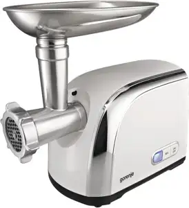 Aparat za mljevenje mesa Gorenje MG 2000 TJW 2000 W, bijeli, 2,2 kg/min, 4 rešetke, 4 nastavka, sokovnik za rajčicu+sjeckal.