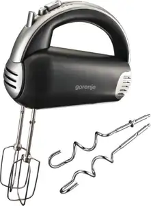 Ručna miješalica Gorenje M 605 B 425 W, 5 brzina, pulsna funkcija, dodatne metlice, Black Up