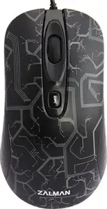 Miš Zalman USB optical mouse 1600DPI, black