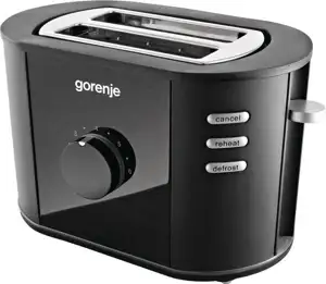 Toster Gorenje T 900 B 900 W, crni, XL otvor, hladne stijenke, regulacija zapečenosti