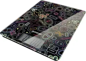 Kuhinjska vaga Gorenje KT 05 KARIM B, 5 kg, Karim Rashid dizajn, crna