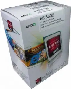 Procesor AMD A8 X4 5500 BOX, s. FM2, 3.2GHz, 4MB cache, GPU 7560D, Quad Core