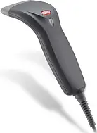 Zebex Z-3220 handheld linear CCD image scanner with PS/2 Cable, crni