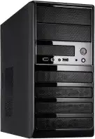 Kućište JCP Midi Tower CM-431 Case, mATX, Front USB/Audio, Black