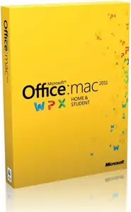 Office Mac Home and Student 2011 Eng DVD 1PK, GZA-00137