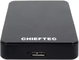 Eksterno kuciste CHIEFTEC EEB-40S-U3, crno, aluminijsko, 2.5'' SATA - USB 3.0
