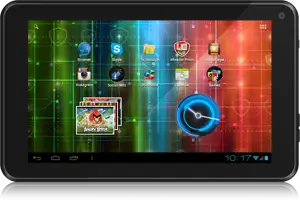 PRESTIGIO MultiPad 7.0 Ultra + PMP3670B_BK (7.0''LCD, 800x480, 4GB, Android 4.1, 1GHz, 512MB, 3200mAh, Webcam, microUSB, Wi-Fi)