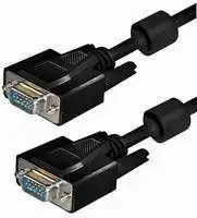 NaviaTec VGA kabel, M-M, 1,8m, crni