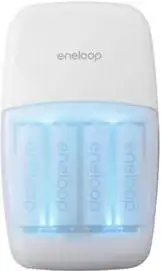 Punjac baterija SANYO Eneloop MQN09-E-4-3UTG, 4x NiMh AA 2000mAh baterije, LED