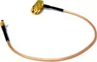 MaxLink MMCX-RSM90, pigtail 25cm RG316 MMCX - RSMA male 90 degree angle