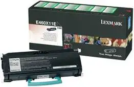 Toner Lexmark E460X11E, Black