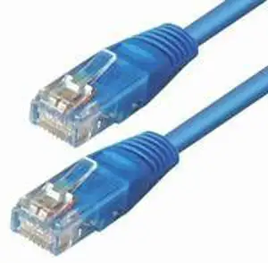 Kabel mrežni UTP, Cat. 5e, 1m, CCA, 26AWG, Savitljivi, Plavi