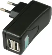 Roline VALUE USB Wall Charger 2-ports, 10W (2A) 19.99.1057