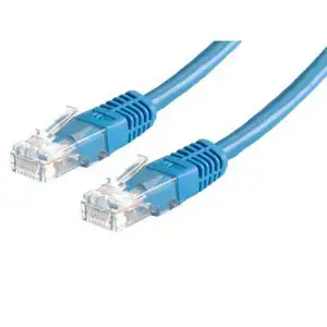 Kabel mrežni UTP, Cat. 6, 10m, CCA, 24AWG, Savitljivi, Plavi