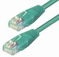 Kabel mrežni UTP, Cat. 5e, 2m, CCA, 26AWG, Savitljivi, Zeleni