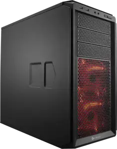 Kućište Midi Corsair Graphite Series 230T Black with Red LED, Solid Side Panel CC-9011036-WW