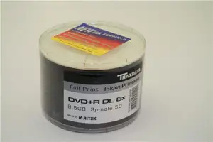 TRAXDATA OPTIČKI MEDIJ DVD+R 8X DUAL LAYER SPINDLE 50 PRINTABLE