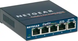 Switch NETGEAR ProSafe Plus GS105 (5 x 10/100/1000Mbps, Desktop, Auto-sensing per port) Retail, GS105GE