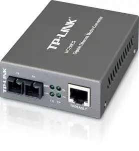TP-Link Gigabit optički pretvarač 1000M RJ45 u 1000M single-mode SC, Full-duplex, do 15Km