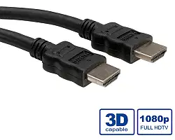 Roline HDMI kabel sa mrežom, HDMI M - HDMI M, 5.0m, 11.04.5545