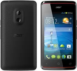 Mobitel Smartphone Acer Liquid Z200 HM.HFEEE.006, 4'' multitouch, DualCore MediaTek MT6572M 1GHz, 512MB RAM, 4GB Flash, Dual SIM, MicroSD, kamera, BT, Android 4.4, crni