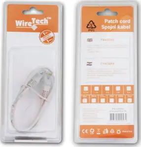 Patch kabel UTP Cat 5e, 15m, sivi, vrećica