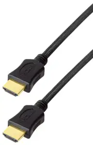 Transmedia HDMI braided cable with Ethernet 3m gold plugs 3ZINL 