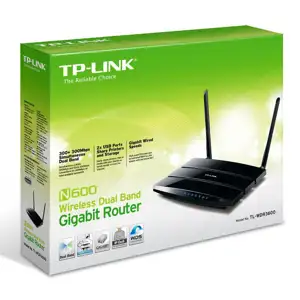 TP-Link N600 Wireless Dual Band 5 Gigabit Port Router, TL-WDR3600