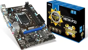 Matična ploča MSI H81M-P33, s1150, mATX
