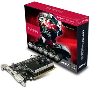 Grafička kartica Sapphire AMD Radeon R7 240 2G DDR3 PCI-E HDMI / DVI-D / VGA WITH BOOST, 730MHz (780MHz) / 900Hz, 128-bit, 1 slot active, , LITE