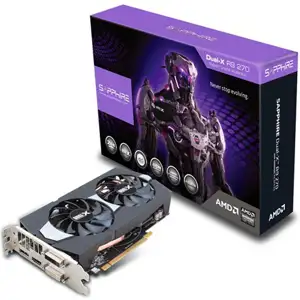 Grafička kartica Sapphire AMD Radeon R9 270X 2G GDDR5 PCI-E DVI-I / DVI-D / HDMI / DP DUAL-X WITH BOOST & OC VERSION, 1020MHz (1070MHz) / 1400MHz, 256-bit