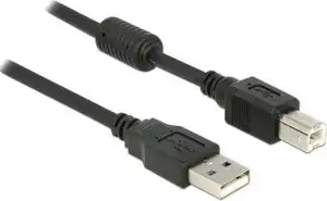 Kabel DELOCK, USB 2.0, USB-A (M) na micro USB-B (M), Ferrit, 2m