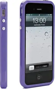 Muvit BUMPER iPhone 5 ljubičast + zaštitna folija
