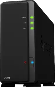 Synology DS115 DiskStation 1-bay NAS server, 2.5
