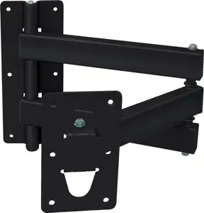 Transmedia Flat Screen Wall Bracket, Black, TRN-H10-34SL