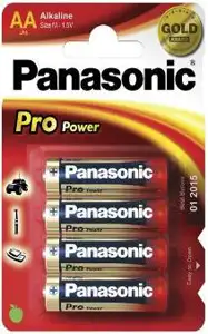 Baterija Panasonic LR6PPG/4BP Alkaline Pro Power AA, 4 kom