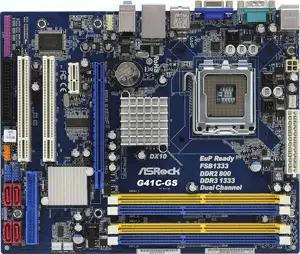 Matična ploča Asrock G41C-GS, s775 Intel G41, Intel ICH7, M-ATX, FSB1333, Dual Channel 2xDDR3