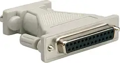 Roline adapter RS232, DB9M na DB25F, 12.03.6510