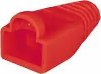 NaviaTec Strain Relief for Western 8 8-plug red 10pc