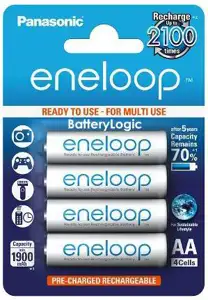 Baterija Panasonic Eneloop BK3MCCE4BE, tip AA, punjive, 4kom