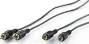 Chinch kabel, 2x chinch M / M, 2.5 m