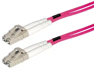 Transmedia Fibre optic MM OM4 Duplex Patch cable LC-LC 0,5m