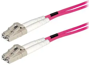 Transmedia Fibre optic MM OM4 Duplex Patch cable LC-LC 1m