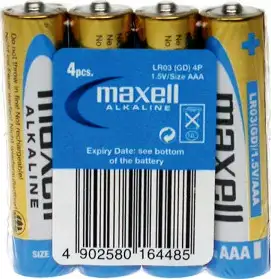 Baterija Maxell alkalna LR-3 AAA, 4kom